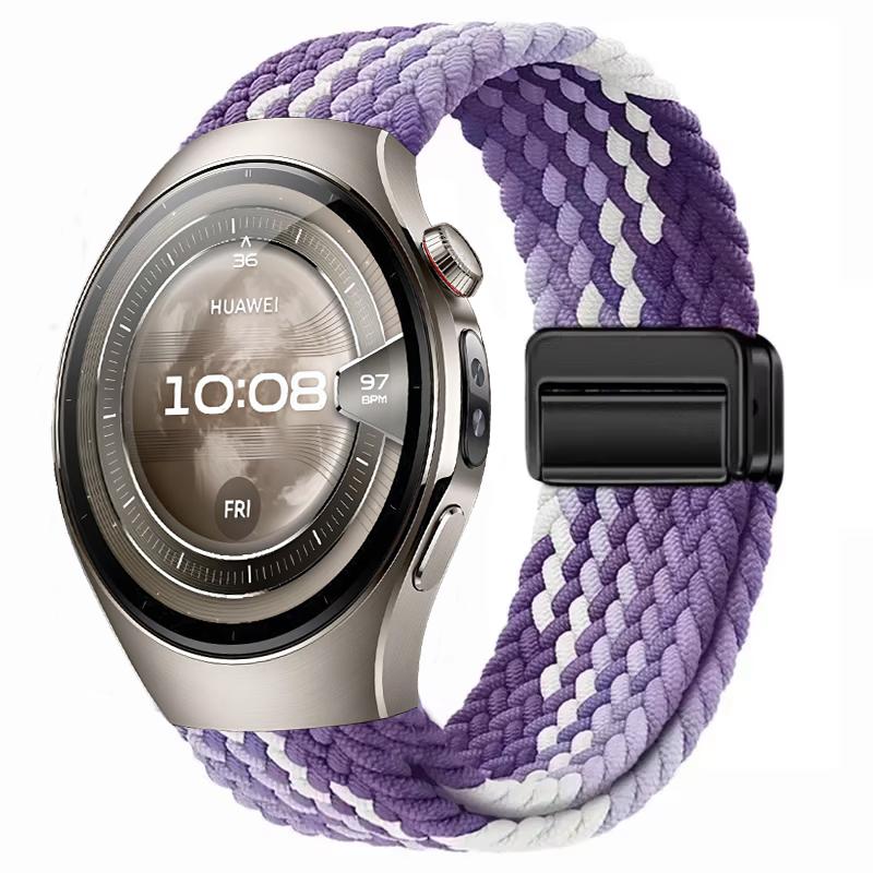 20mm 22mm Nylon Strap for Huawei Watch 5 GT5-4-3 46mm Magnetic Bracelet Wristband Samsung Galaxy Watch 7 6 5 4 40mm 44mm Correa