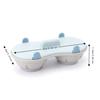 Blue Orange Egg Cooking Gadget PP Plastic Egg Steaming Tray Practical Egg Poacher  Breakfast