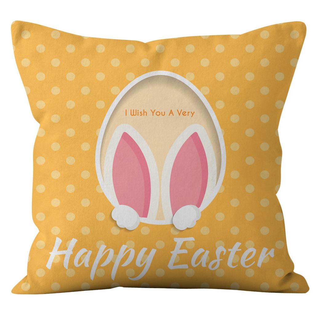 Easter Bunny Pillow Cover Home Pillow Cover
