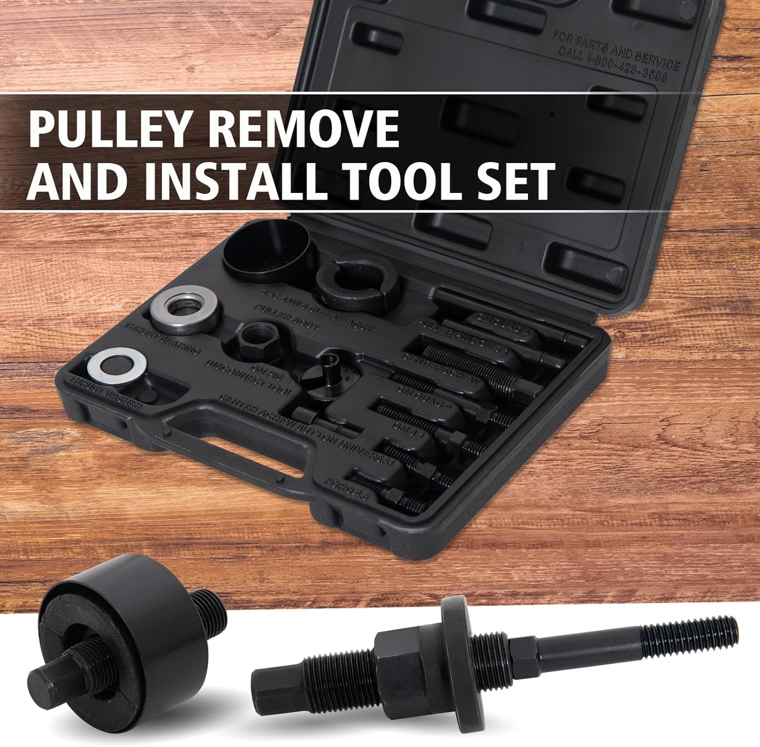 Комплект съемников шкивов насоса гидроусилителя для снятия шкивов генератора и насоса United States