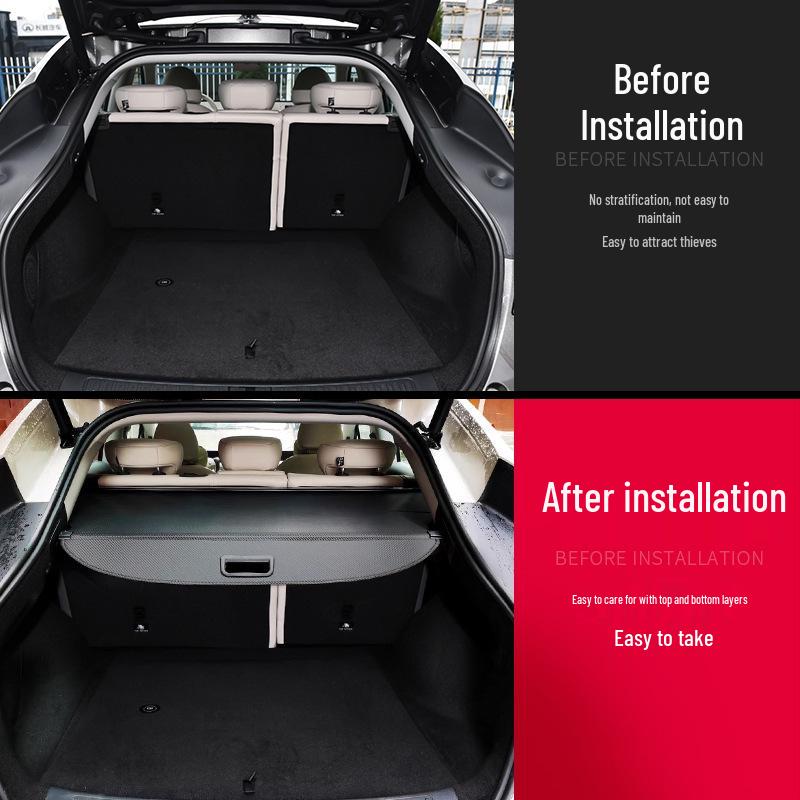 IM LS6 Rear Compartment Sunshade Cover - Car Interior Accessory