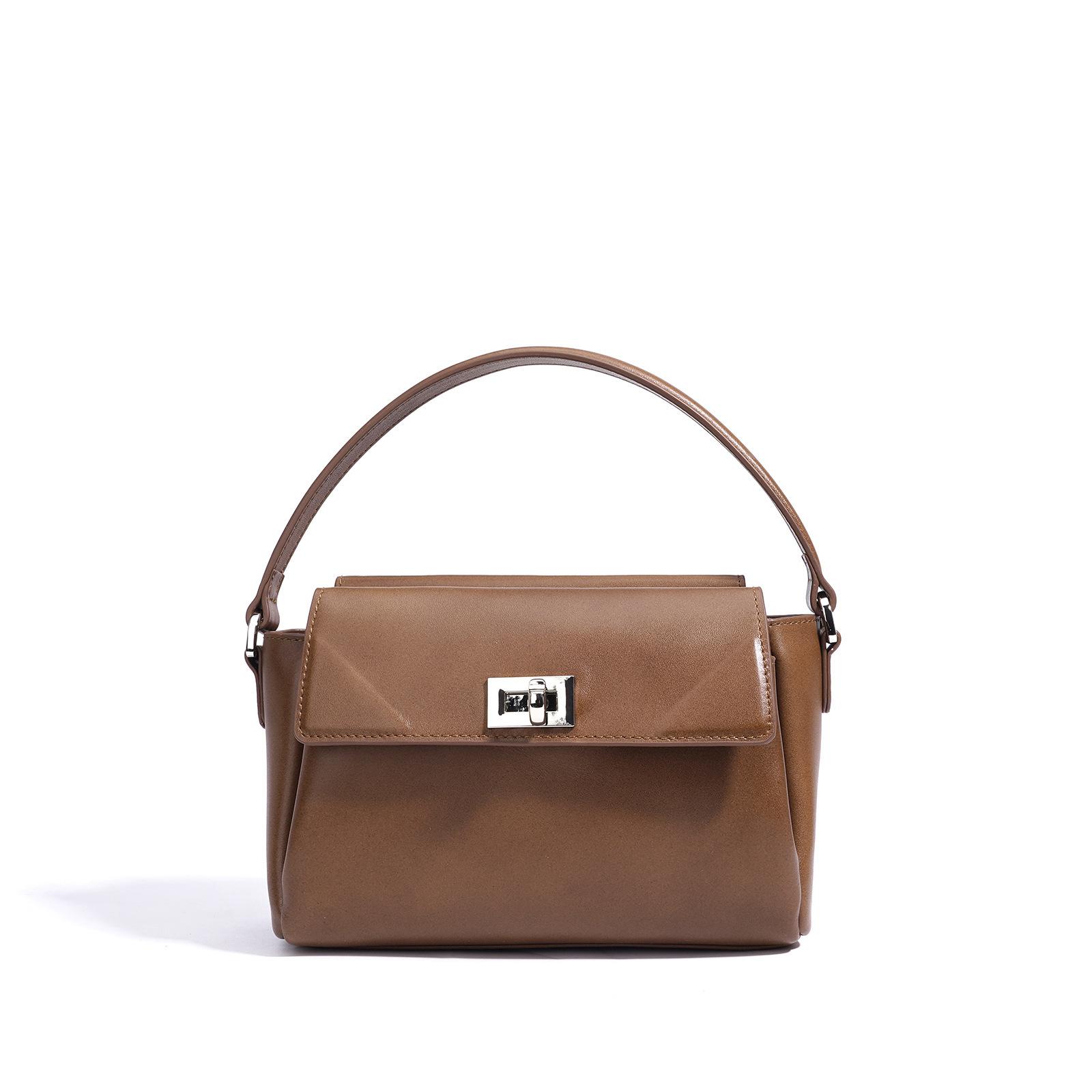 

Мобильный телефон из натуральной кожи, маленькая сумочка, женская сумка через плечо, универсальная и высококлассная, маленькая офисная сумочка для женщин, сумка для поездок на работу 20x10x15cm коричневый