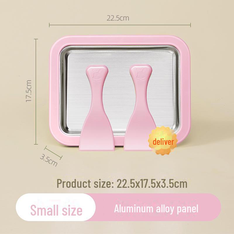 Household Children's Ice Cream Maker with 304 Stainless Steel Tray