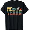 Powered Plants Vegetarier Nach Veganer Ernährung T-Shirts Y2k Mode T-Shirts Lustig Vintage Sommer Grafikdruck Oberteile Geburtstagsgeschenk Unisex