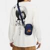 Nike Heritage Large Logo Polyester Shoulder Crossbody Bag Unisex bags Navy BA5871-410