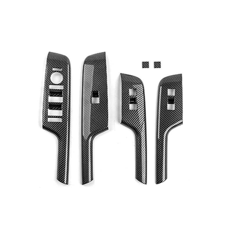 Auto Interior Accessories Window Control Button Trim Panel Decorative Strip ABS For Hyundai KONA SX2 2024-2026 Left-hand Drive