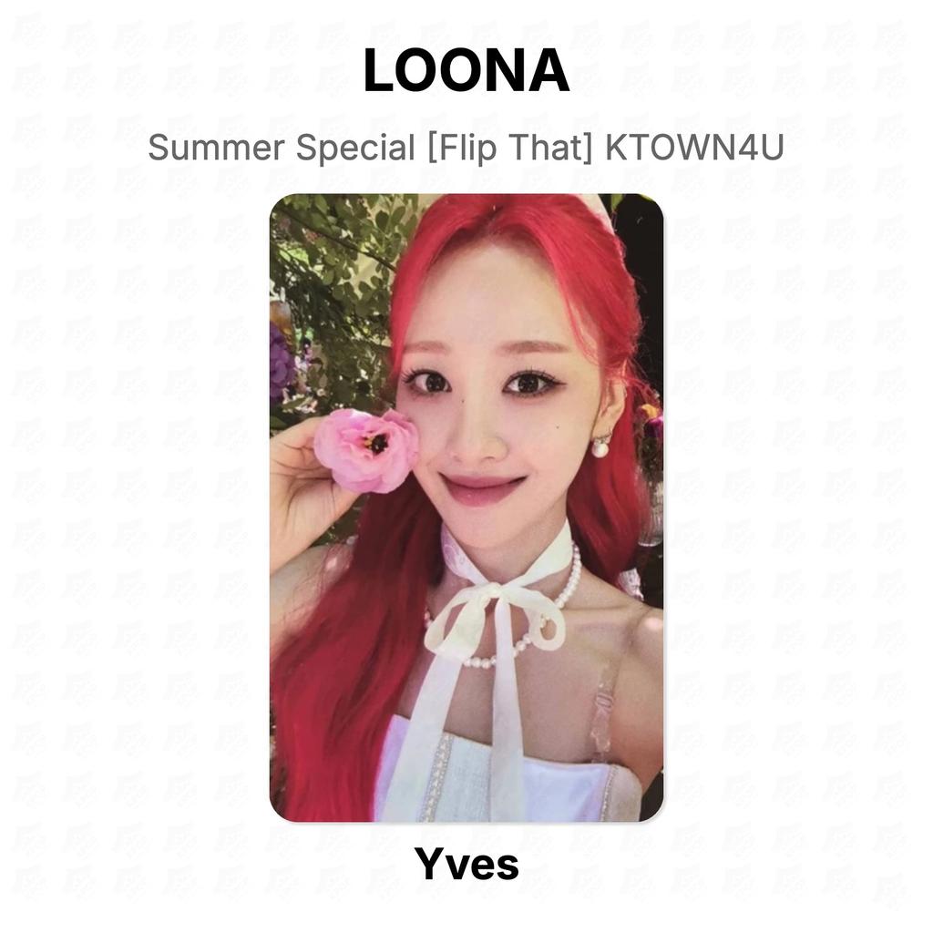 LOONA Summer Special [Flip That] KTOWN4U Official Photocard