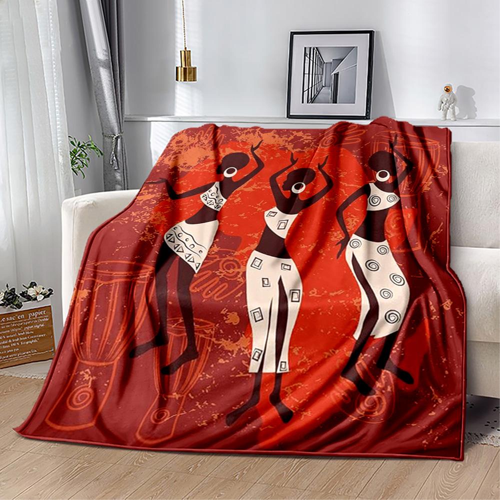 African Style Blanket Ultra-Soft Suitable for Bedding Office Chair Chair Four Seasons Universal Modern Style Gifts For Family Or Friends