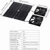 Durable 12W Solar Powered Fan Dual Fan IP65 Waterproof Outdoor Fan Kit Solar Fan Kit Chicken Coops