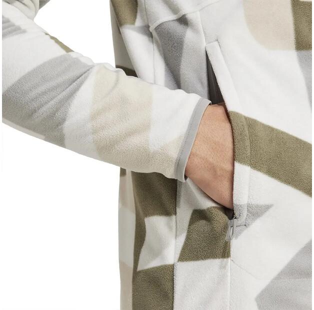 Adidas Fleece Jacket with Zipper Terrex Multi Printed