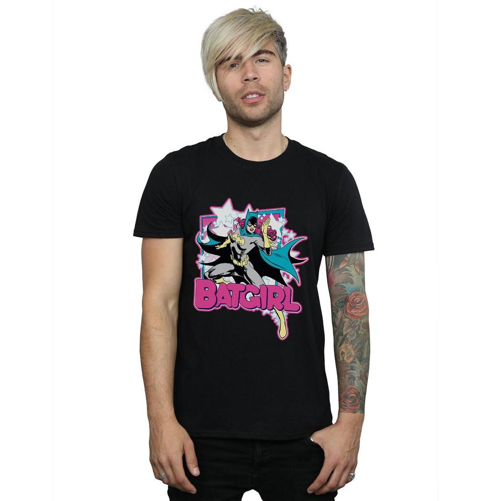 DC Comics Mens Batgirl Leap T-Shirt