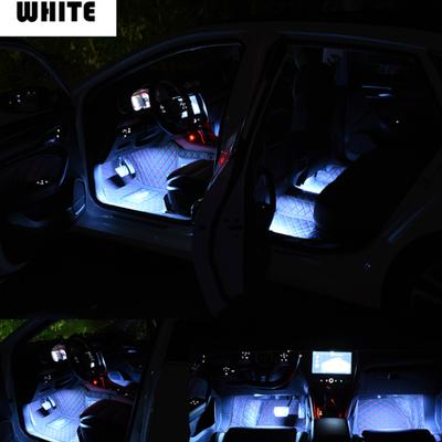 24/48 LED Car Interior Ambient Foot Light with USB Auto Atmosphere Decorative Lamps Foot Strip Light Kit Car Accessories