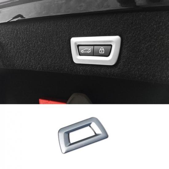Silver ABS Car Trunk Door Tailgate Switch Cover For BMW 3 5 7 Sereies F30 F10