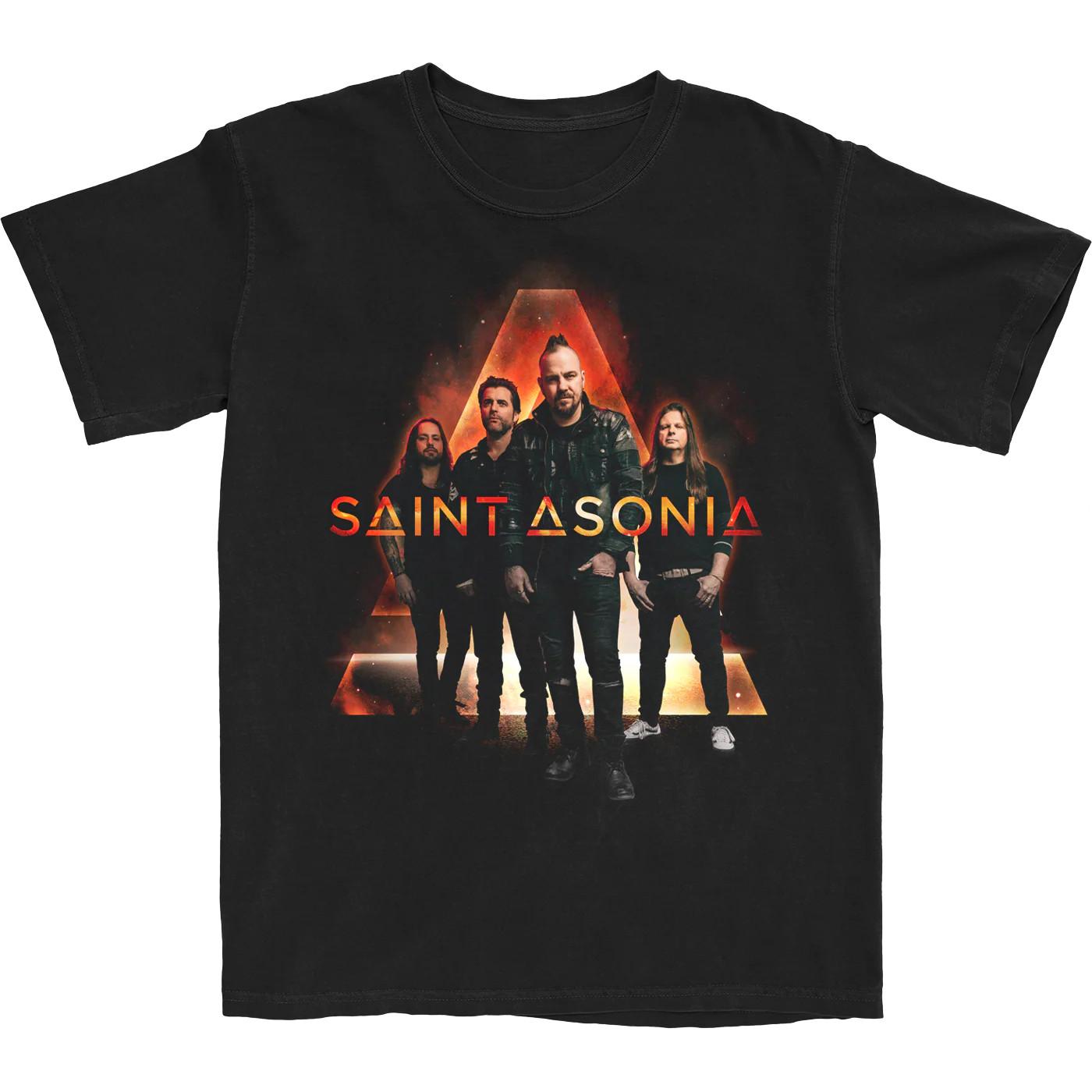 Saint Asonia Band Members Men Tee Shirt Black Unisex S-5XL 1V0265 XXXL