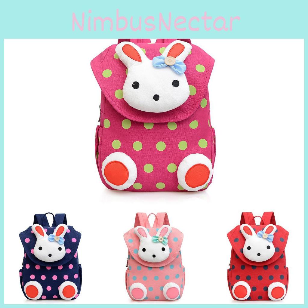 Fashionable Breathable Lightweight Canvas Bunny Backpack For School Kids