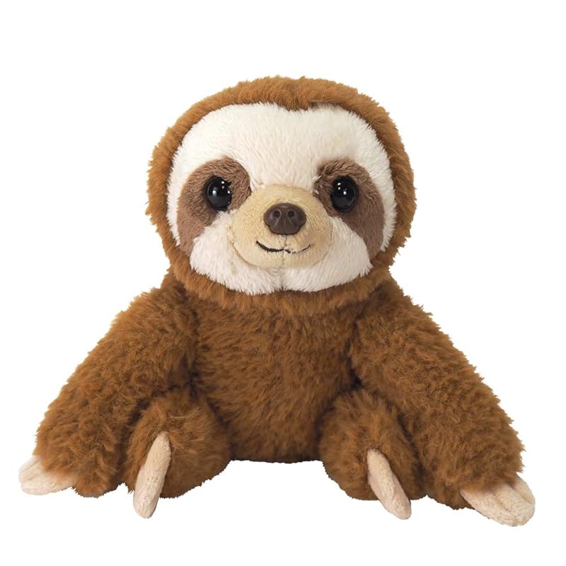 SunLemon Fluffy Sloth Plush Toy, Small, 16 X 15 X 9 Cm, Animal, P-6182