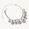Accessori Donna Colore AB Collana Personalizzata a Goccia Multi-strato Gioielli da Sera Collana
