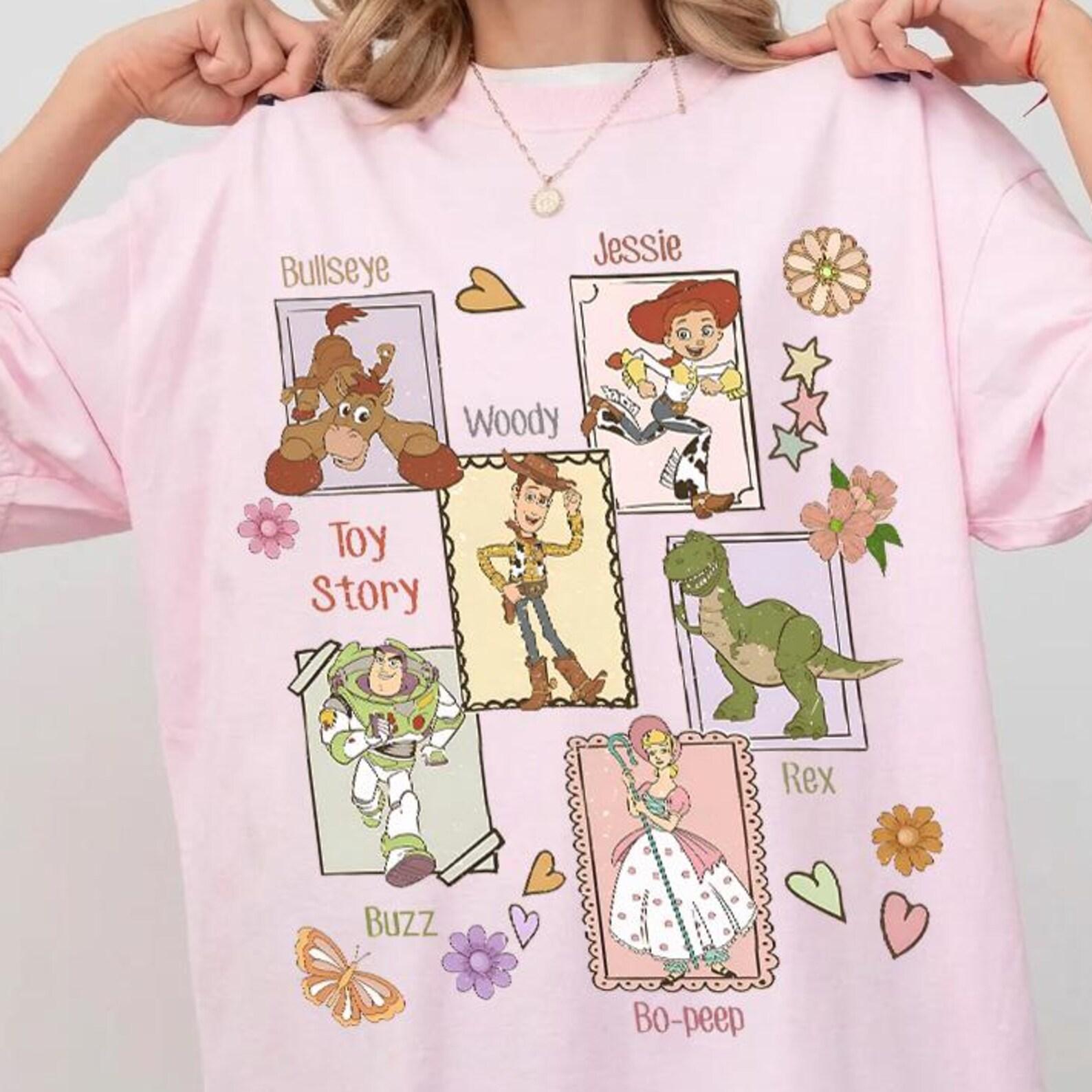 Toy Story All Characters Shirt - Toy Story Tshirt,Retro Disneyland Gift,Disney Trip Tshirt,Buzz LightYear,Woody,Slinky,Jessie S