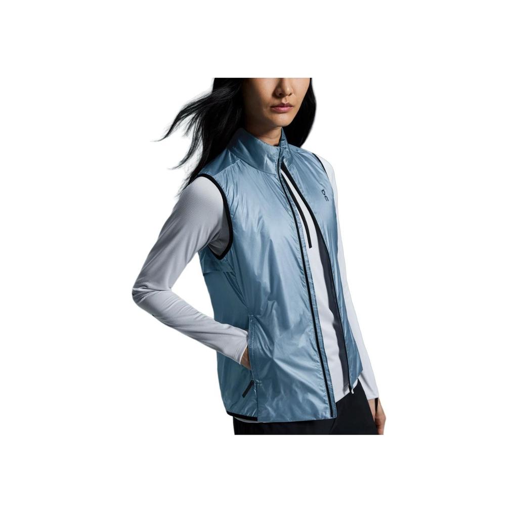On Weather Vest Fashiable Comfortable Versatile Vest Women vests Light-Gray Blue 1WD10570732