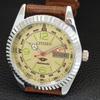VINTAGE REFURBISHED CITIZEN AUTOMATIC JAPAN MENS GOLDEN DIAL WATCH a447053-1