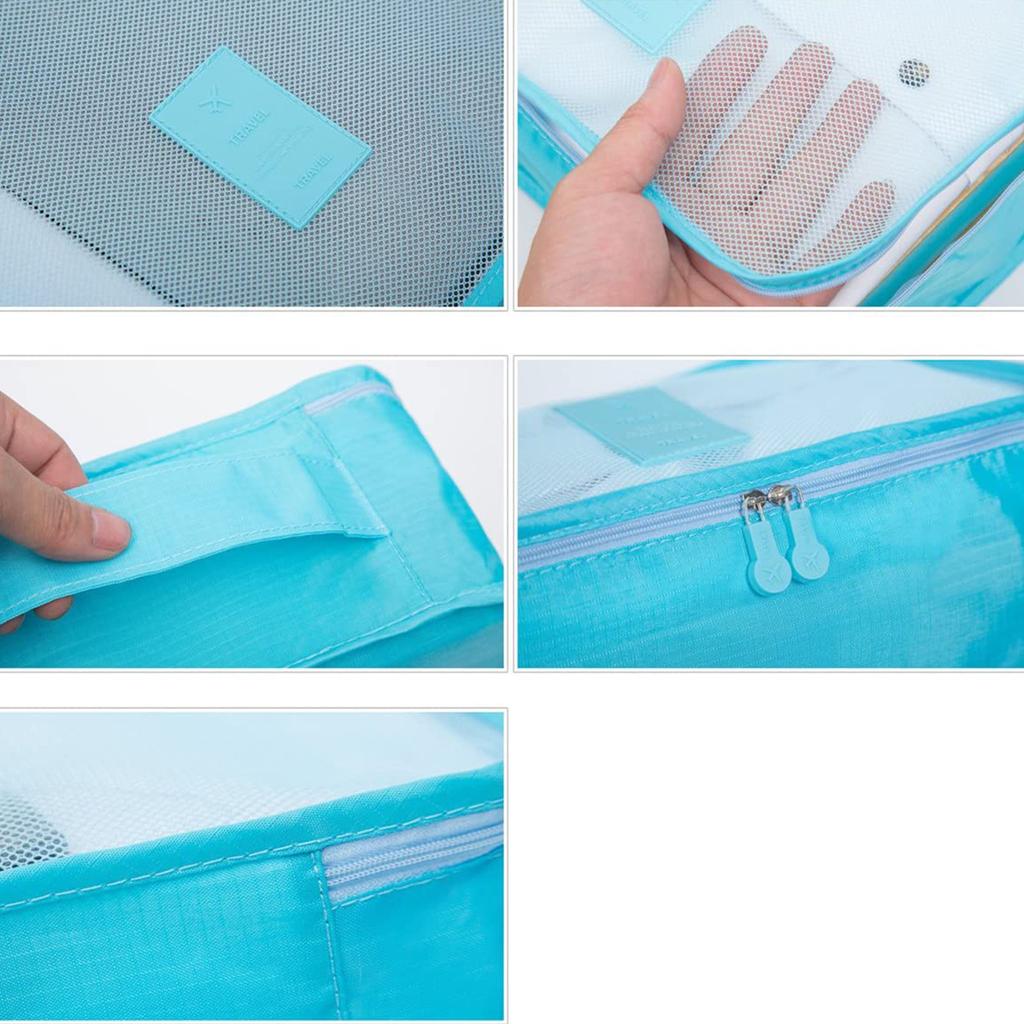 Suitcase Organiser Travel Clothes Bags, Pack Of 6 Storage Bag