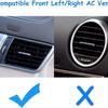 Front AC Vent Outlet Tab, 1 PC Front Left/Right Air Grille Clip W166 Left/Right