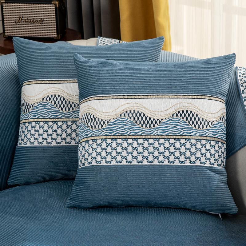 Nordic Einfache Sofa Kissen Vier Jahreszeiten Universal Nicht-Slip Sofa Abdeckung Chenille Licht Luxus Kissen Rückenlehne Handtuch