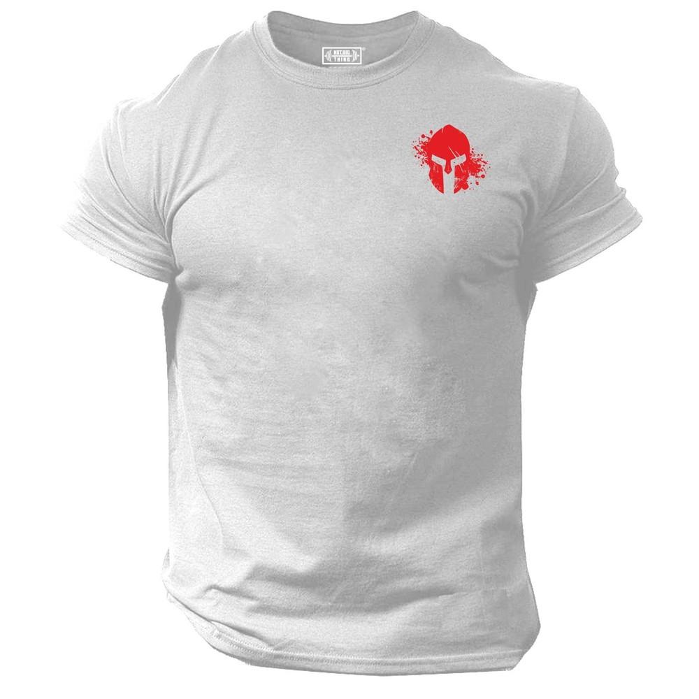 Blood Spartan Helmet T Shirt Small Gym Clothing Bodybuilding Training Boxing Top