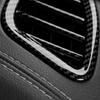 For Kia Stinger 2018- Carbon Fiber Dashboard Upper Air Outlet Cover Air Conditional Defrost Vent Grill Trim Frame LHD/RHD
