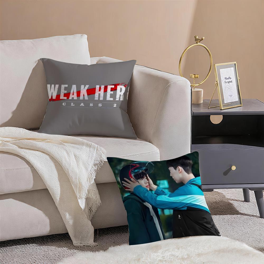 W-Weak Hero Class 2 Kissenbezug Leinen Kissenhülle Weich Atmungsaktiv Schutz Couch Zimmer Dekoration