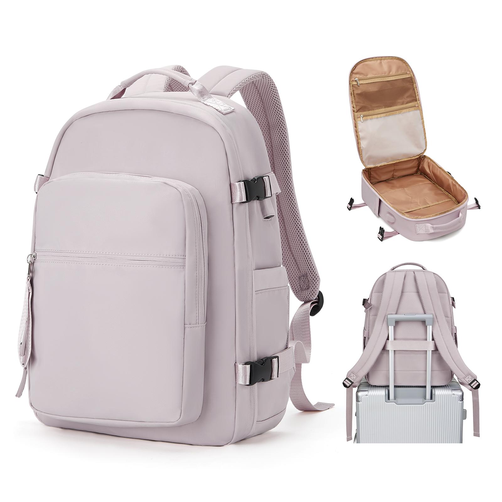 

Дорожный рюкзак Easyjet Cabin Backpack 45x36x20 ручная кладь, рюкзак для ноутбука 15,6 дюйма, водонепроницаемый деловой рюкзак для мужчин розовый
