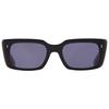 Garrett Leight Gl 3030 Sonne Halbflach Marineblau Rechteckig Unisex Sonnenbrille 2126 Bk Sfnvy 49