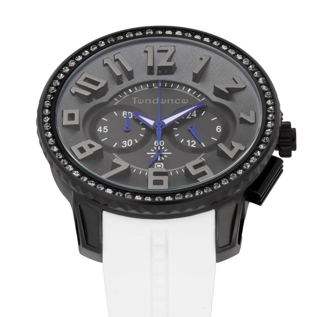 TENDENCE ALUTECH Luxury Altec Gulliver Watch Quartz 10 ATM Water Mineral Black Aluminum Men's TY146009-WH-AM, Movement, Resistance, Glass, Dial,