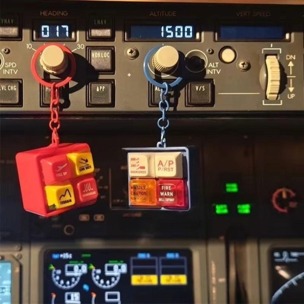 Vysoce simulovaný klíčenka pilota 737 Airbus 737 Varovný zvuk EGPWS Simulátor varování Dětská hračka