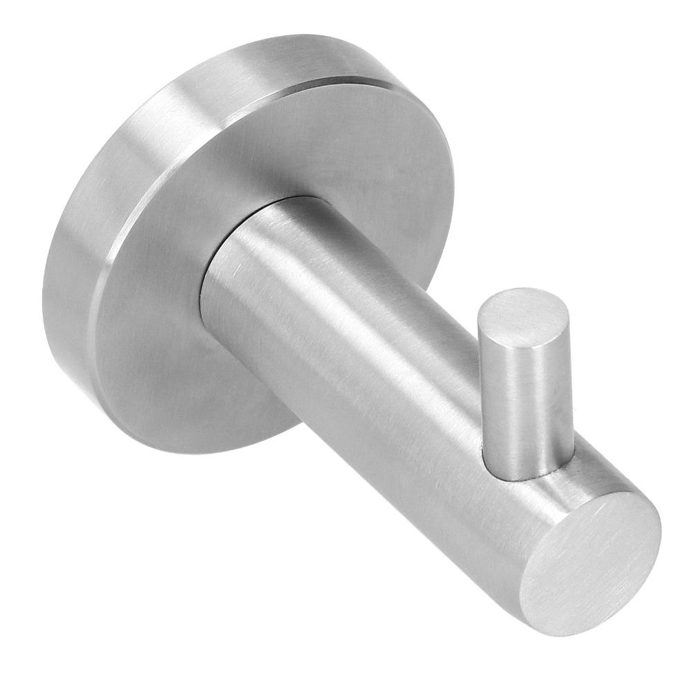 Rust Proof Towel Hanger Hook Silver Coat Hanger Hook Practical Wall Hook Multi-Purpose