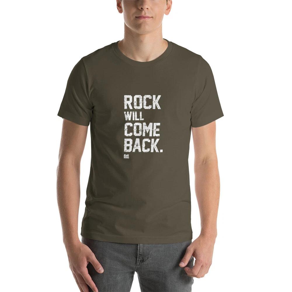 

E2K Rock will come back T-Shirt rock n roll band rocker heavy metal music star 2XL