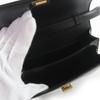 Great CELINE Shoulder Bag Classic Box Teen Black Leather Women Used