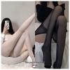 Ultra-thin Open-Crotch Tear-Away Black Stockings with Sexy Style