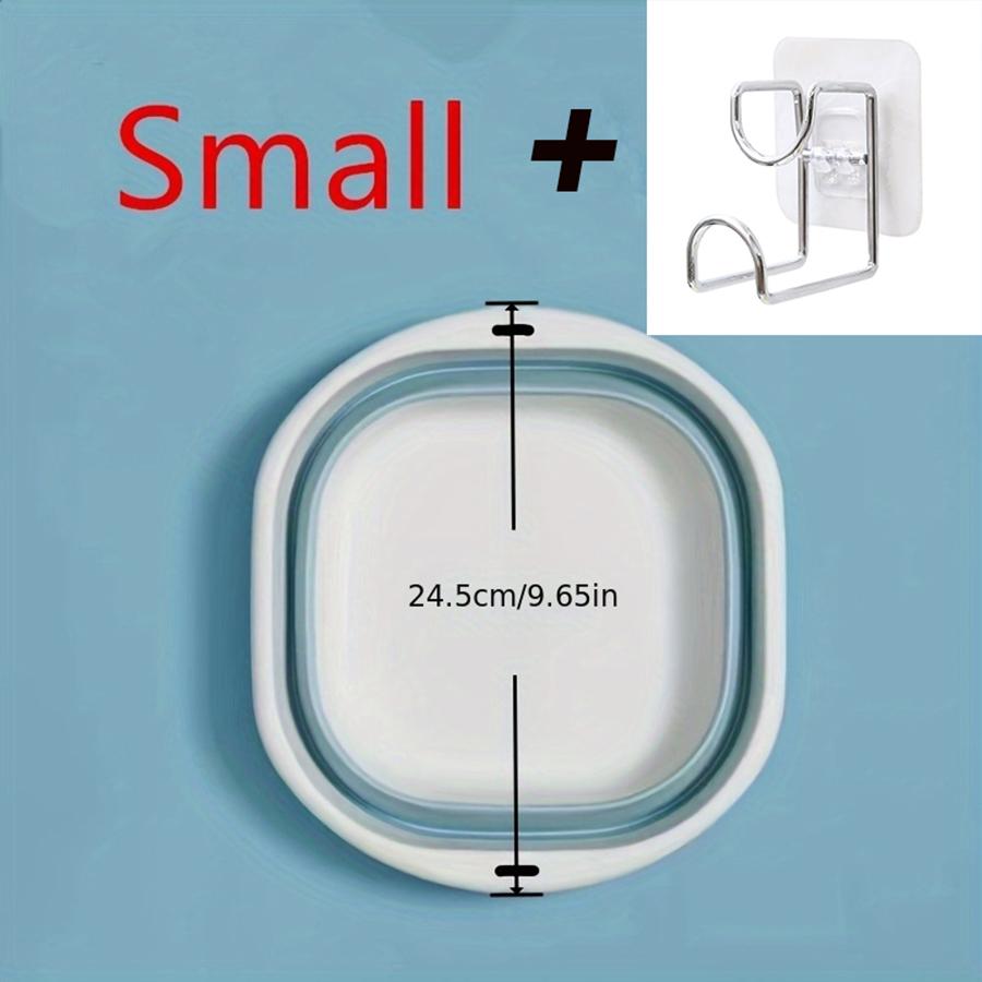 Household Portable Folding Wash Basin Sink Foot Bucket Plastic Folding Wash Basin Outdoor Camping Travel Wash Basin