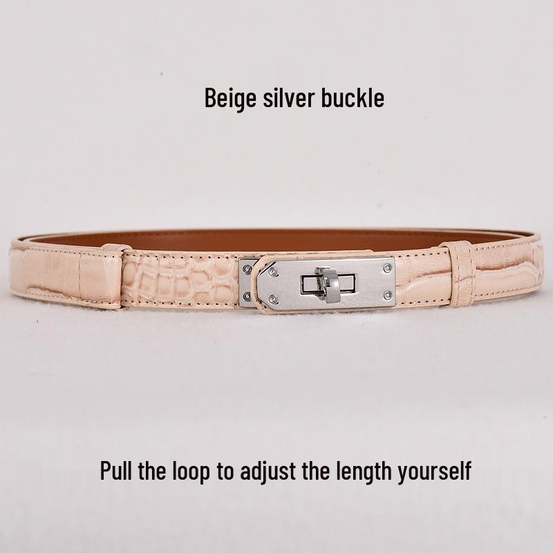 Versatile 2026 Leather Womens Belt For Denim Jeans Korean Fashion Style