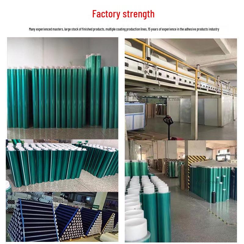 High-Temp Green PET Insulation Tape for Painting & Electroplating