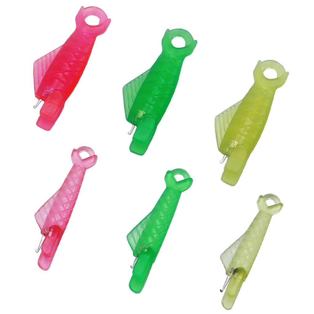 100Pcs Fish Shaped Needle Threader for Hand Stitching Embroidery Sewing Machine, Easy and Quick Needle Threader Tool