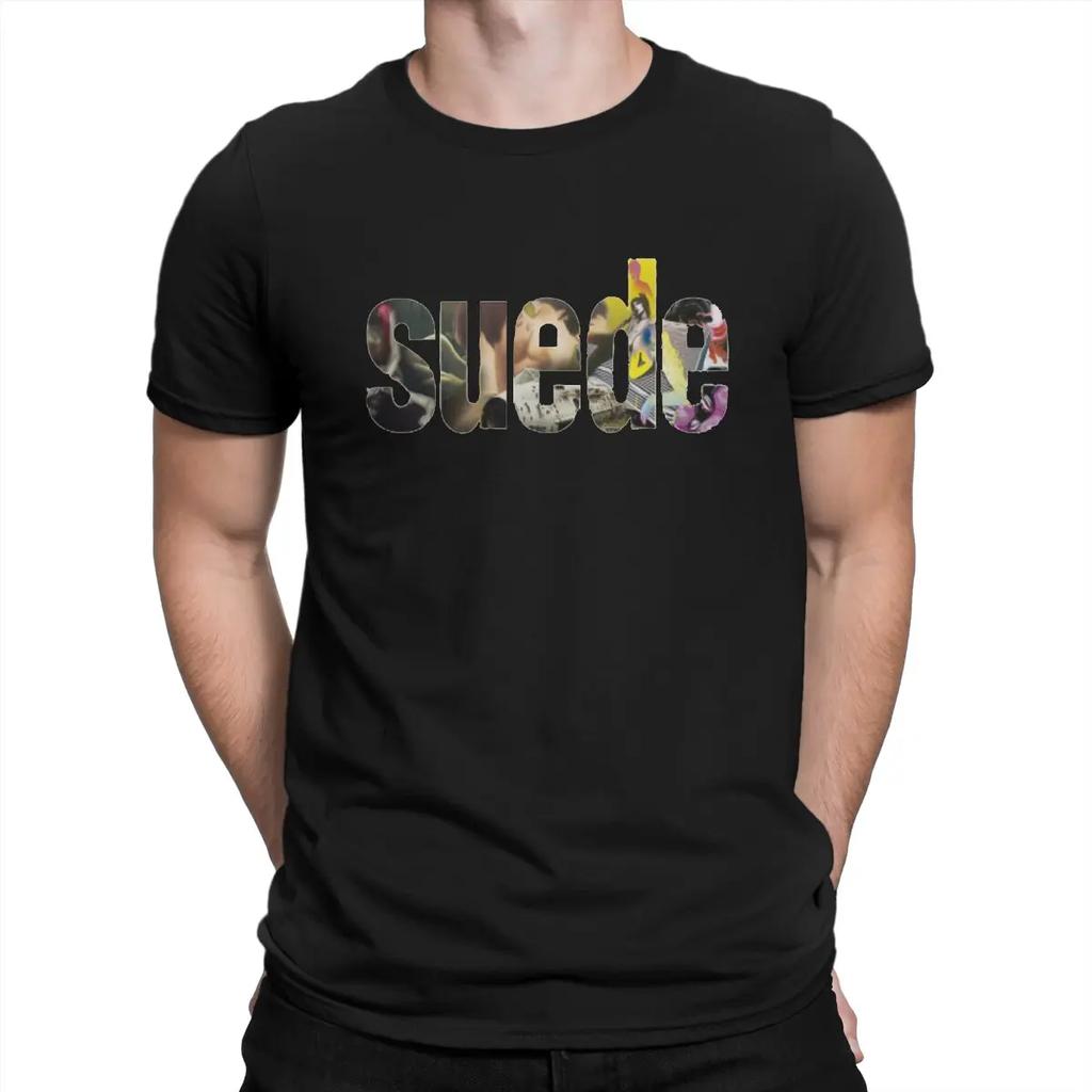 Men T-Shirts Popular British Rock Bands Novelty Pure Cotton Tee Shirt Short Sleeve Suede T Shirts O Neck Clothing Graphic