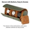 Leather Watch Roll 1 2 3 Slots Luxury Genuine Storage Box Travel Bag Watch Case Gift Box Watch Pouch For Men Women