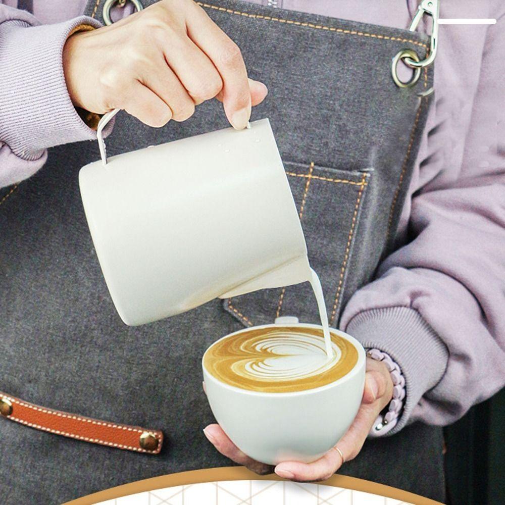 450ml Milk Frother Cup Stainless Steel Milk Frothing Pitcher Coffee Making