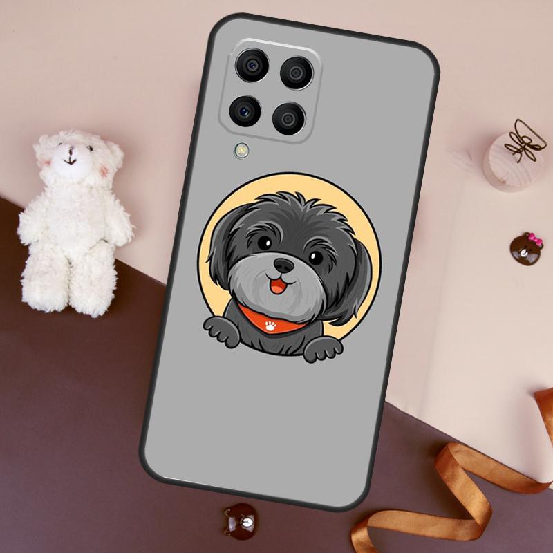 Cartoon Shih Tzu Dog Case For Samsung Galaxy M36 M55 M35 M15 M56 M16 M54 M14 M34 M31 M11 M13 M53 M12 M32 M52 M06