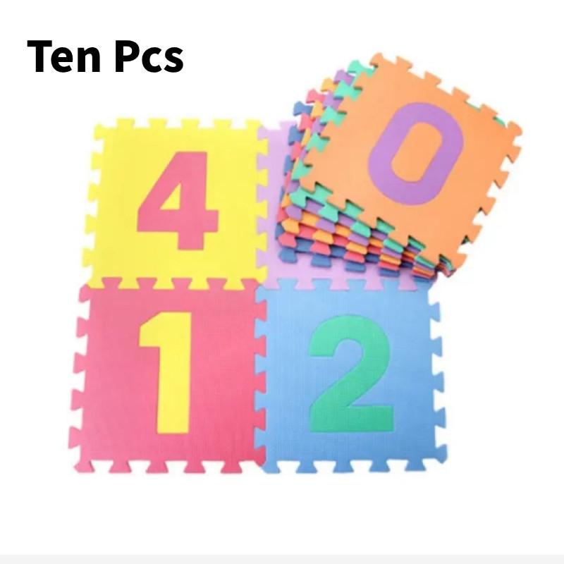 Fruit Animal Digital Solid Color Foam Baby Play Mat Cartoon Puzzle Toddler Piece
