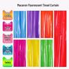 Fluorescent Macaron Tinsel Curtain for Party & Wedding Decor
