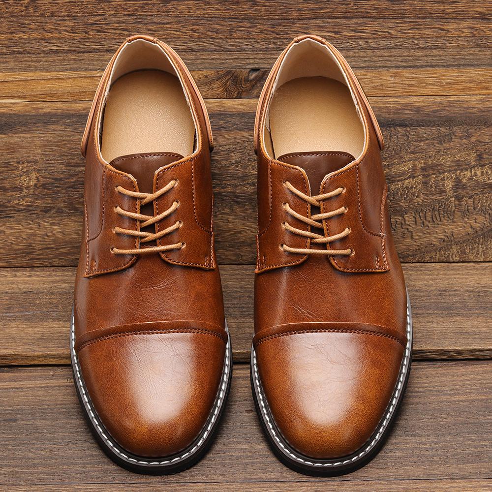 Größe 7 ~ 13 Mode Retro herren Derby Schuhe Männer Leder Schuhe Männer Casual schuhe