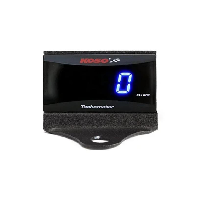 Koso Mini RPM Meter Digital Square LCD Display Engine Tach Hour Tachometer Gauge for Racing Motorcycle BMW YAMAHA KAWASAKI